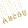 Gold Initial Necklace Set VIP