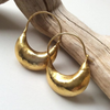 Gold Basket Earrings