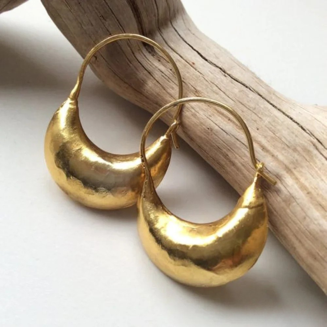 Gold Basket Earrings VIP