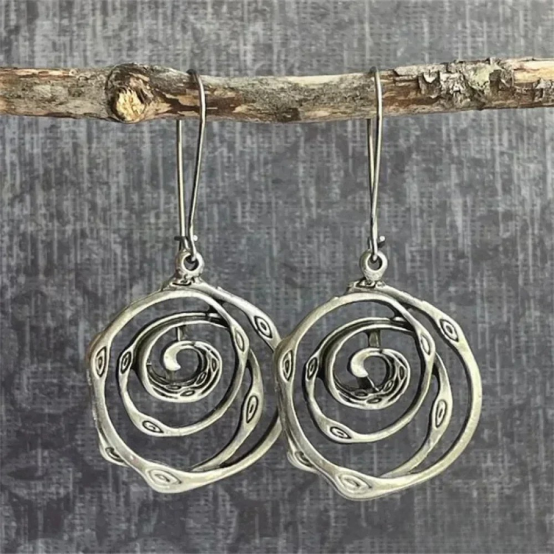 Vintage Silver Maze Earrings VIP