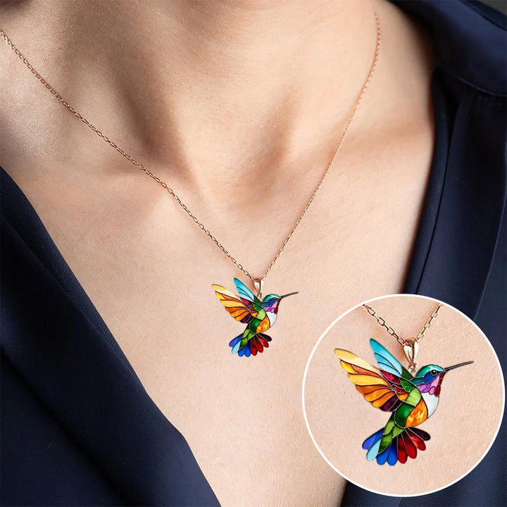 Stunning Hummingbird Pendant Necklace VIP