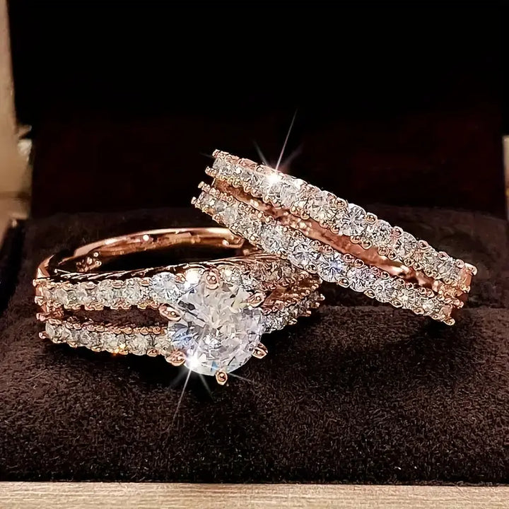 Golden Radiance Ring Set VIP
