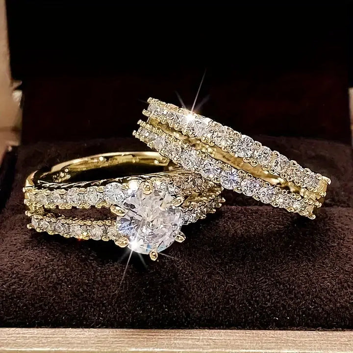 Golden Radiance Ring Set VIP