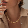 Thick Cuban Link Gold Necklace