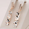 Gold & Silver Rectangular Earrings