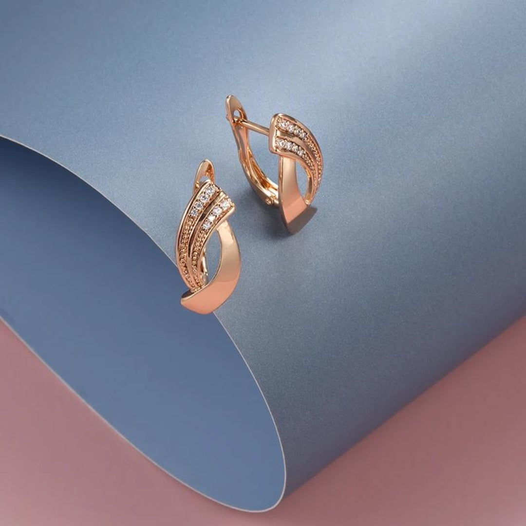 Elegant Rose Gold Earrings VIP