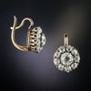 Vintage Gold Earrings with Gemstone Inlay VIP