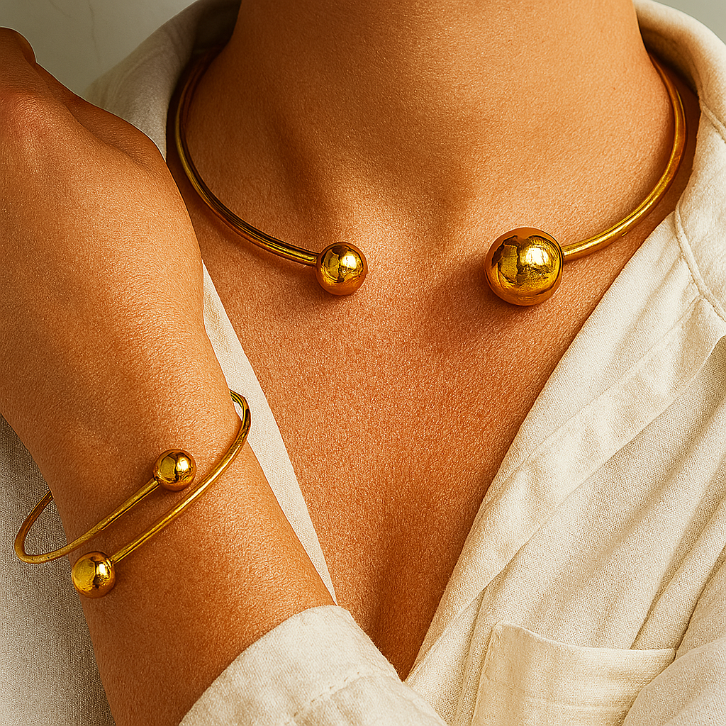 Gold Bracelet Set VIP