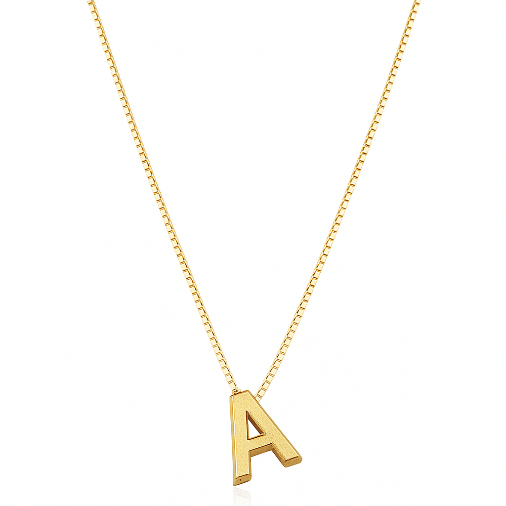 Gold Initial Necklace VIP