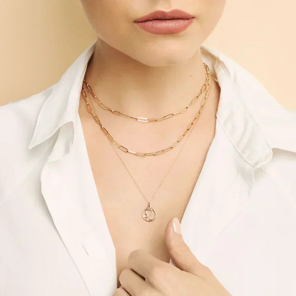 Gold Zodiac Sign Necklace