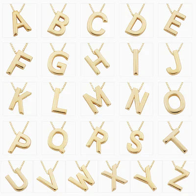 Gold Initial Necklace VIP