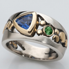 Vintage Blue Crystal Ring VIP