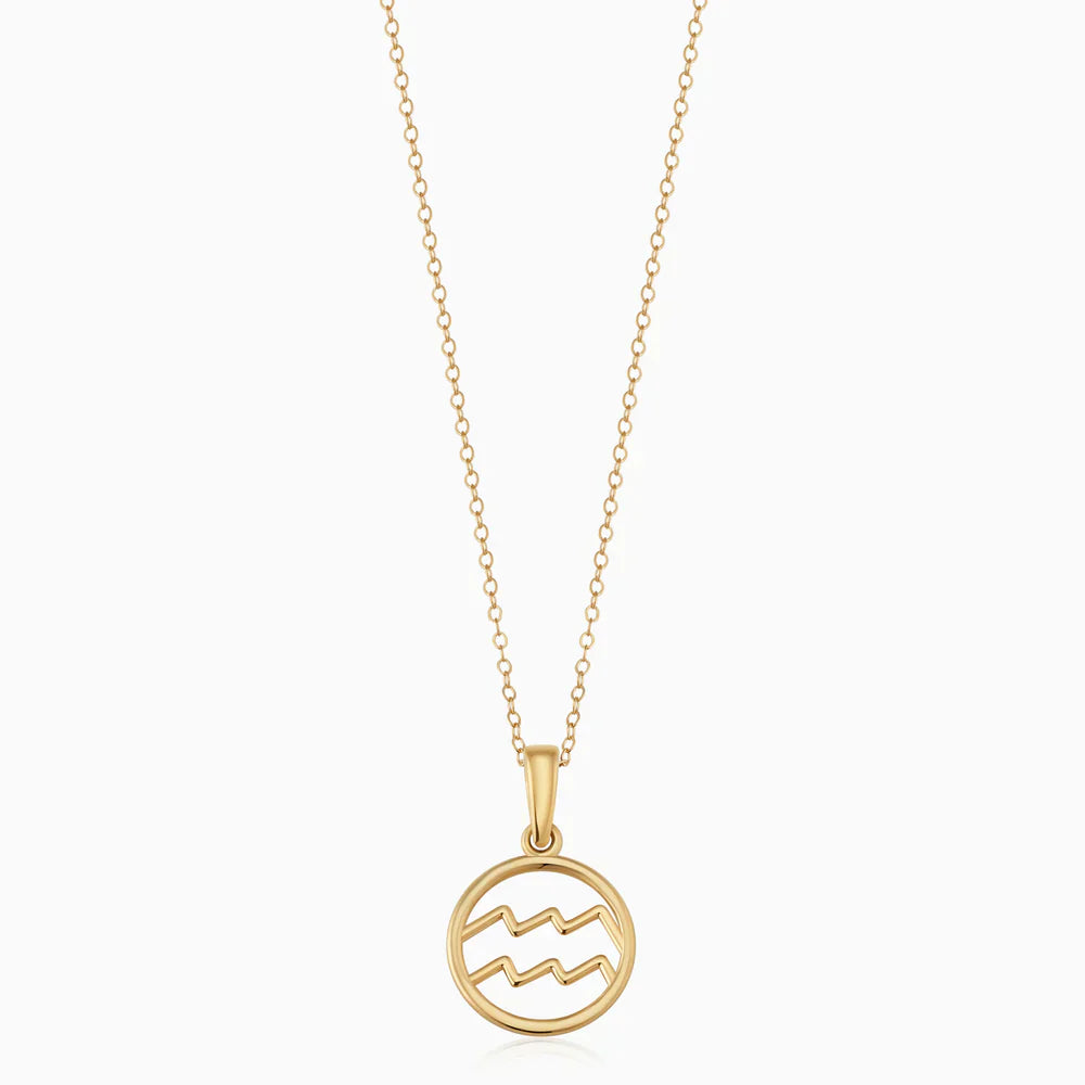 Gold Zodiac Sign Necklace VIP