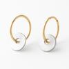 Gold-Plated Hoop Earrings