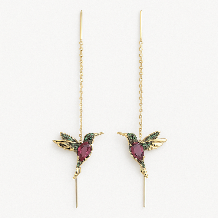 Hummingbird Zirconia Earrings VIP