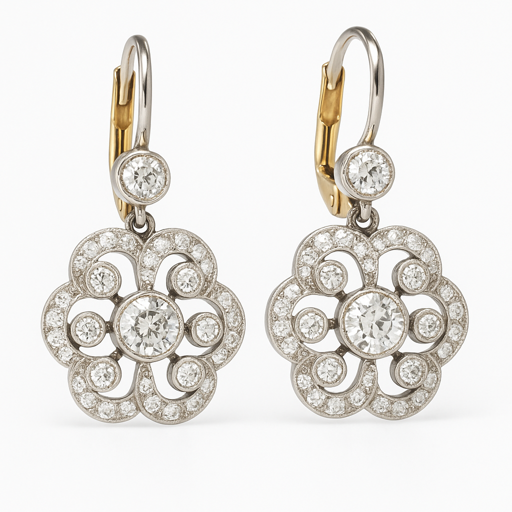 Vintage Crystal Earrings for Women VIP
