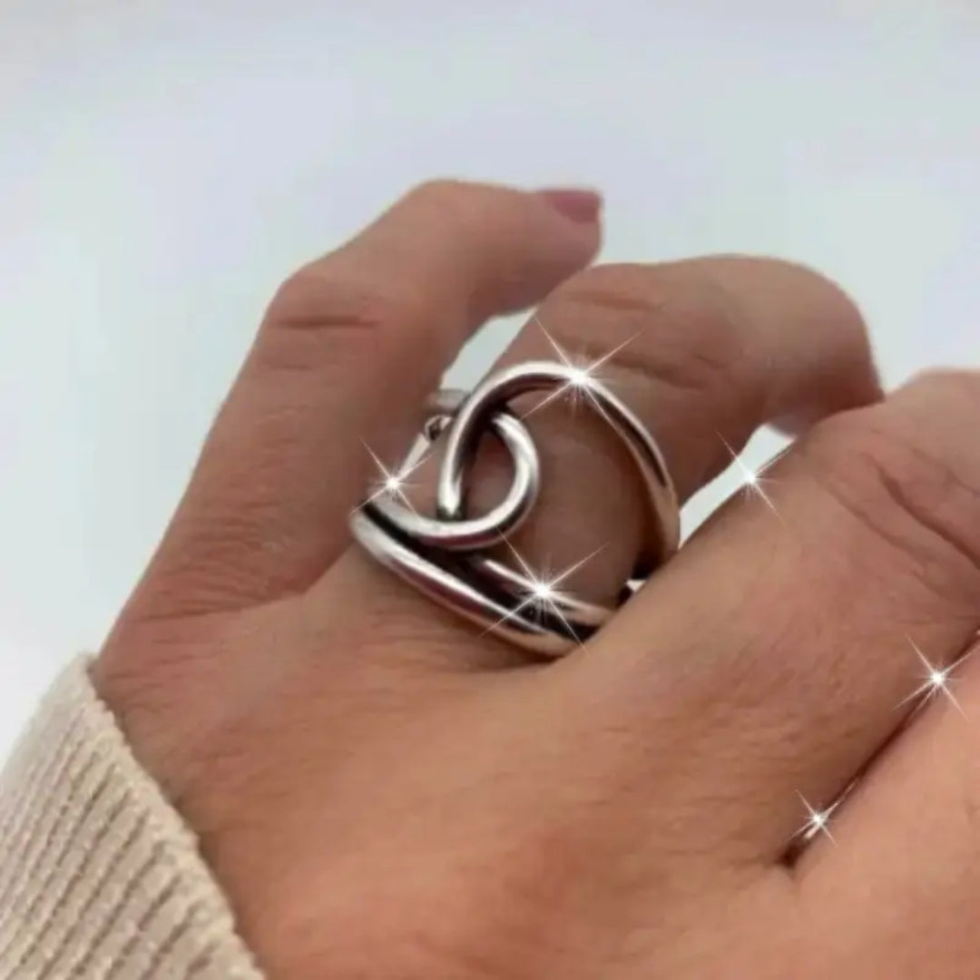 Irregular Silver Ring VIP