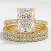 Set of 3 Gold Wedding Rings VIP