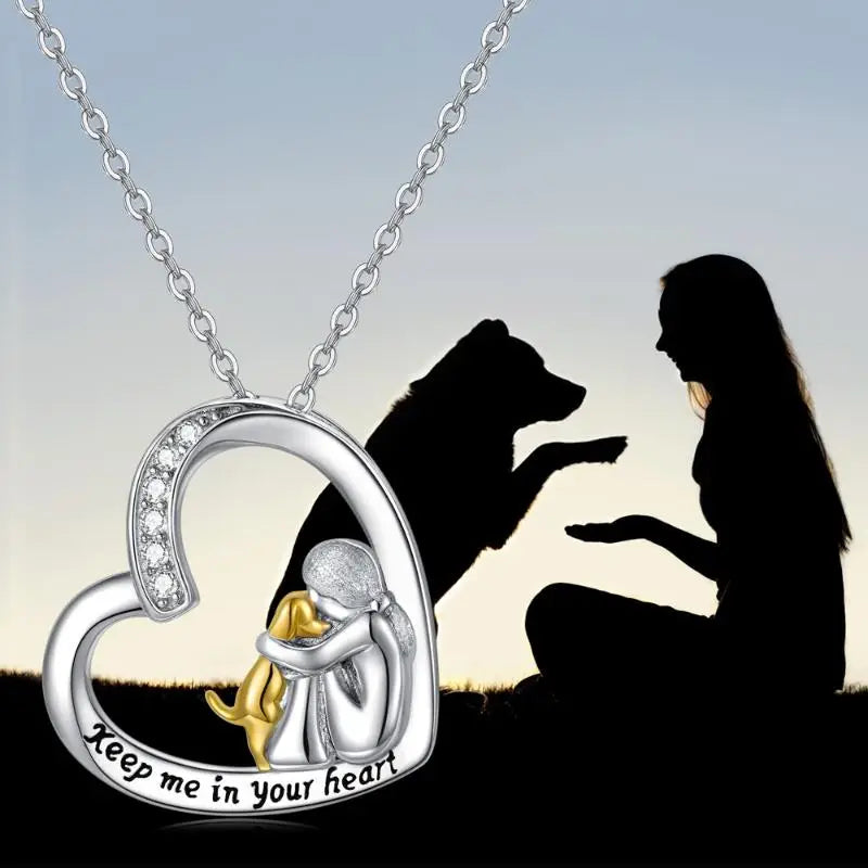 9 Hearts & Dog Necklace VIP