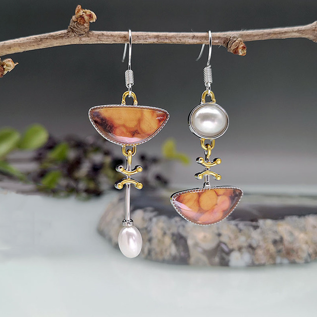 Retro Orange Earrings VIP