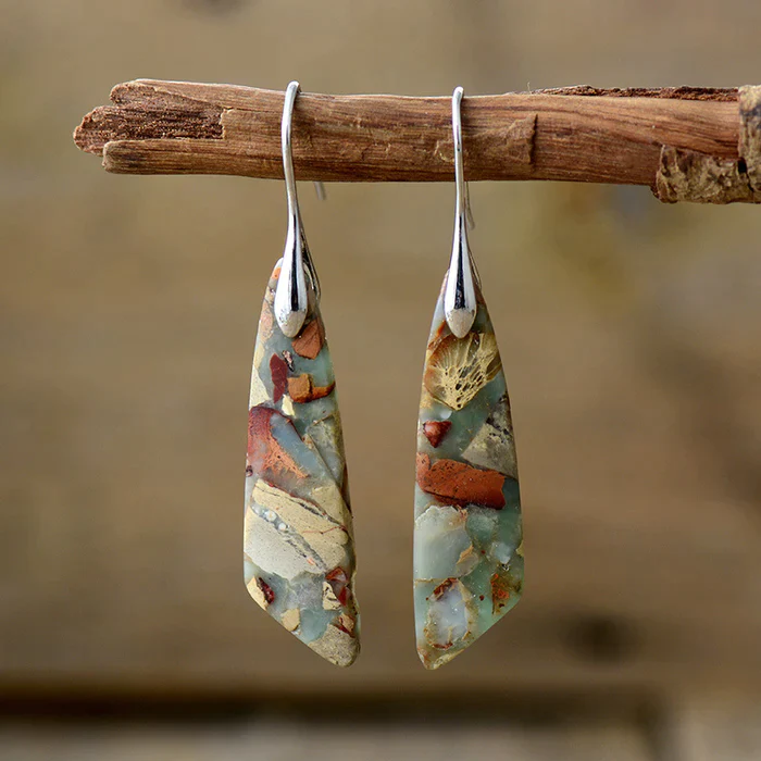 Vintage Natural Stone Earrings VIP