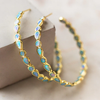 Elegant Gold Circle Earrings VIP