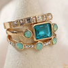 Vintage Blue Ring Set VIP