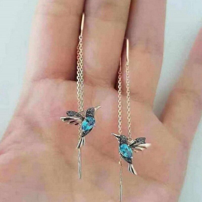 Hummingbird Zirconia Earrings VIP