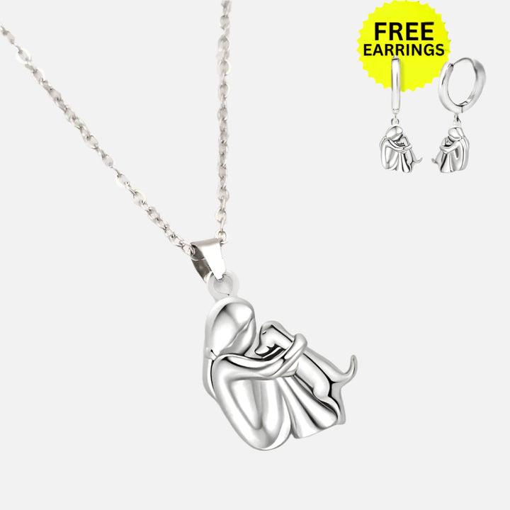 Hug Pendant with Matching Earrings VIP