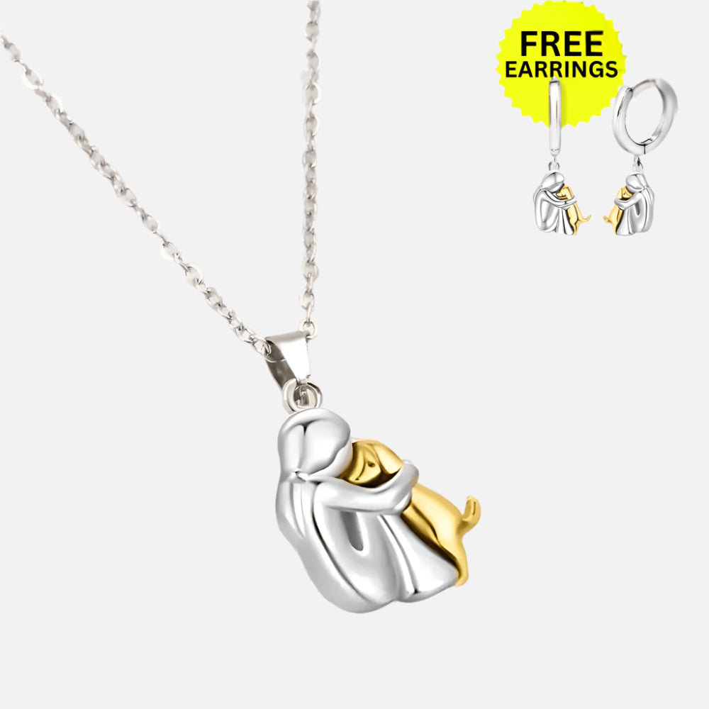 Hug Pendant with Matching Earrings VIP