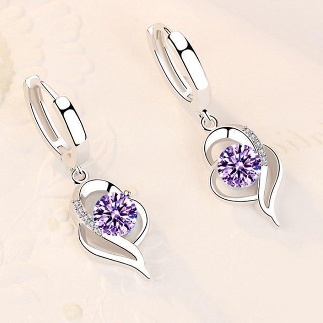Silver Zirconia Earrings VIP