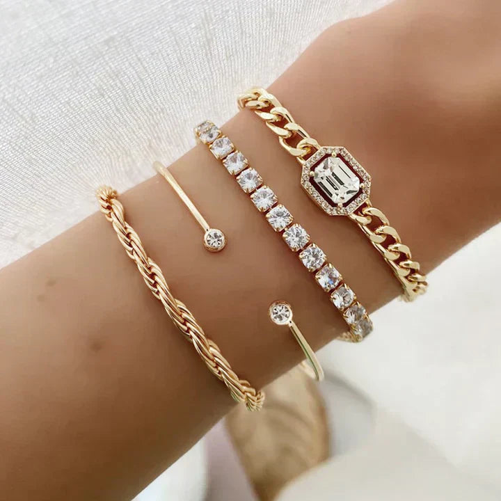 Calvina Gold Bracelet Set VIP